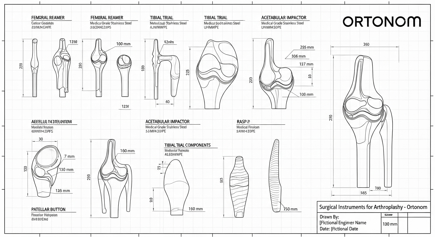 Architecture of Surgical Instruments for Arthroplasty