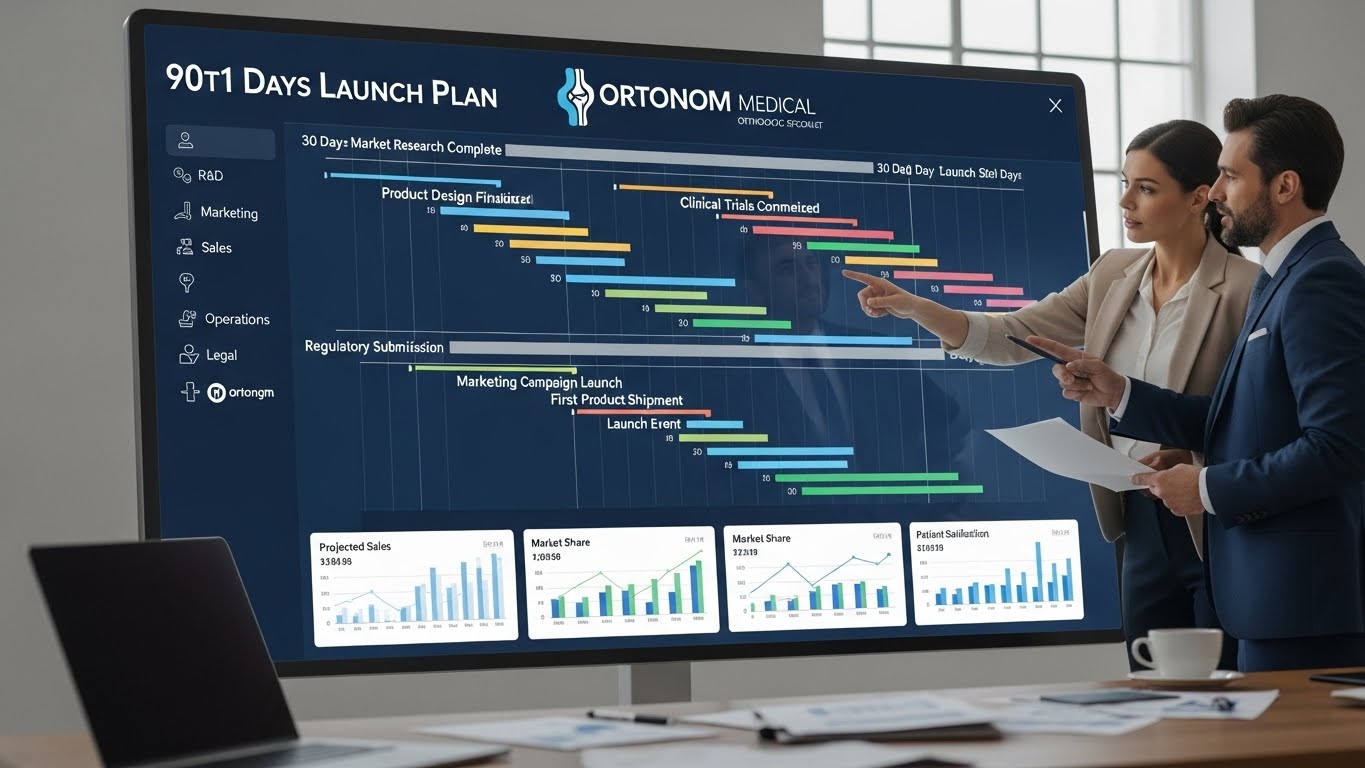 Plan de lancement sur quatre-vingt-dix jours